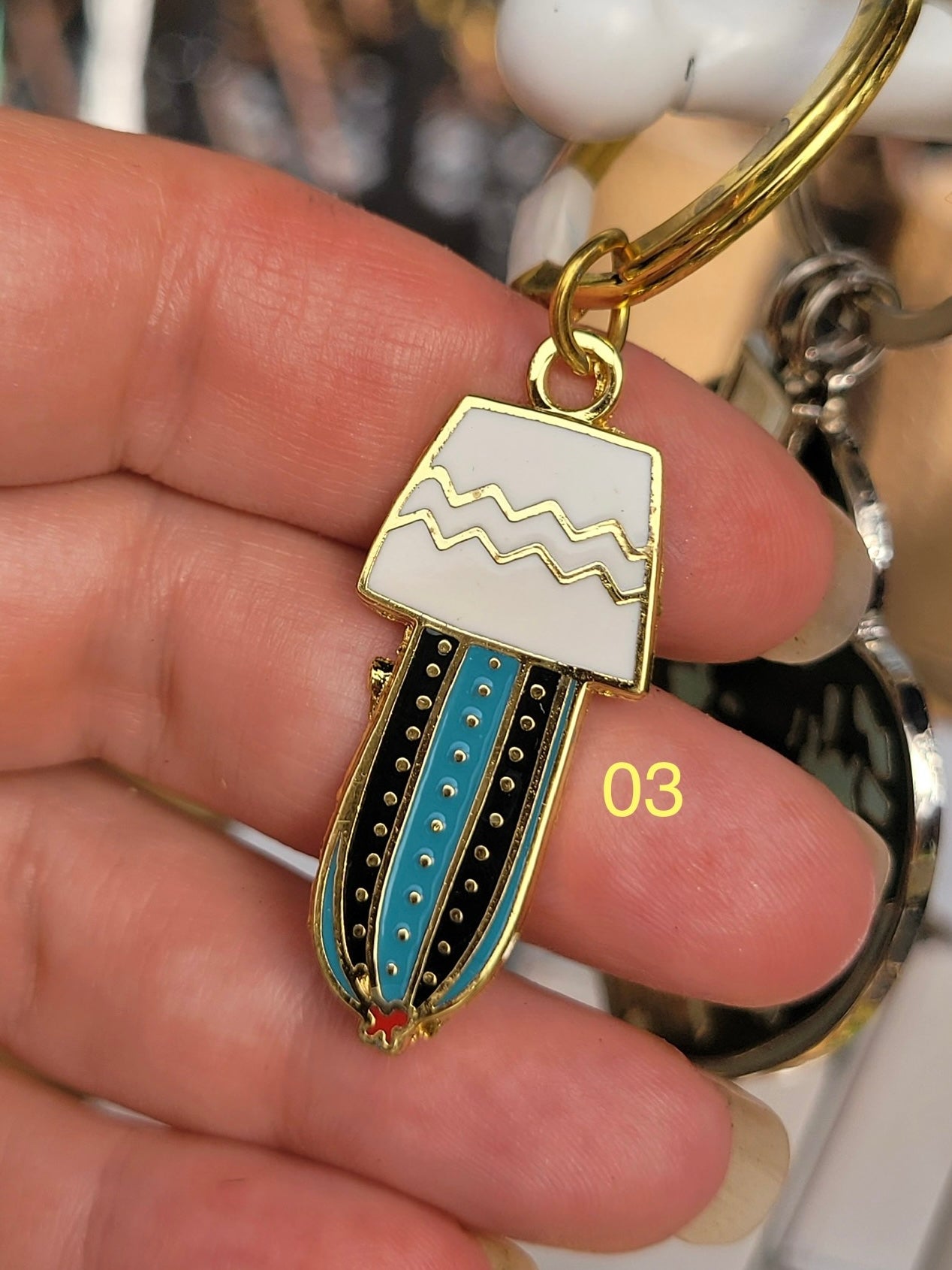 Cactus Keychain