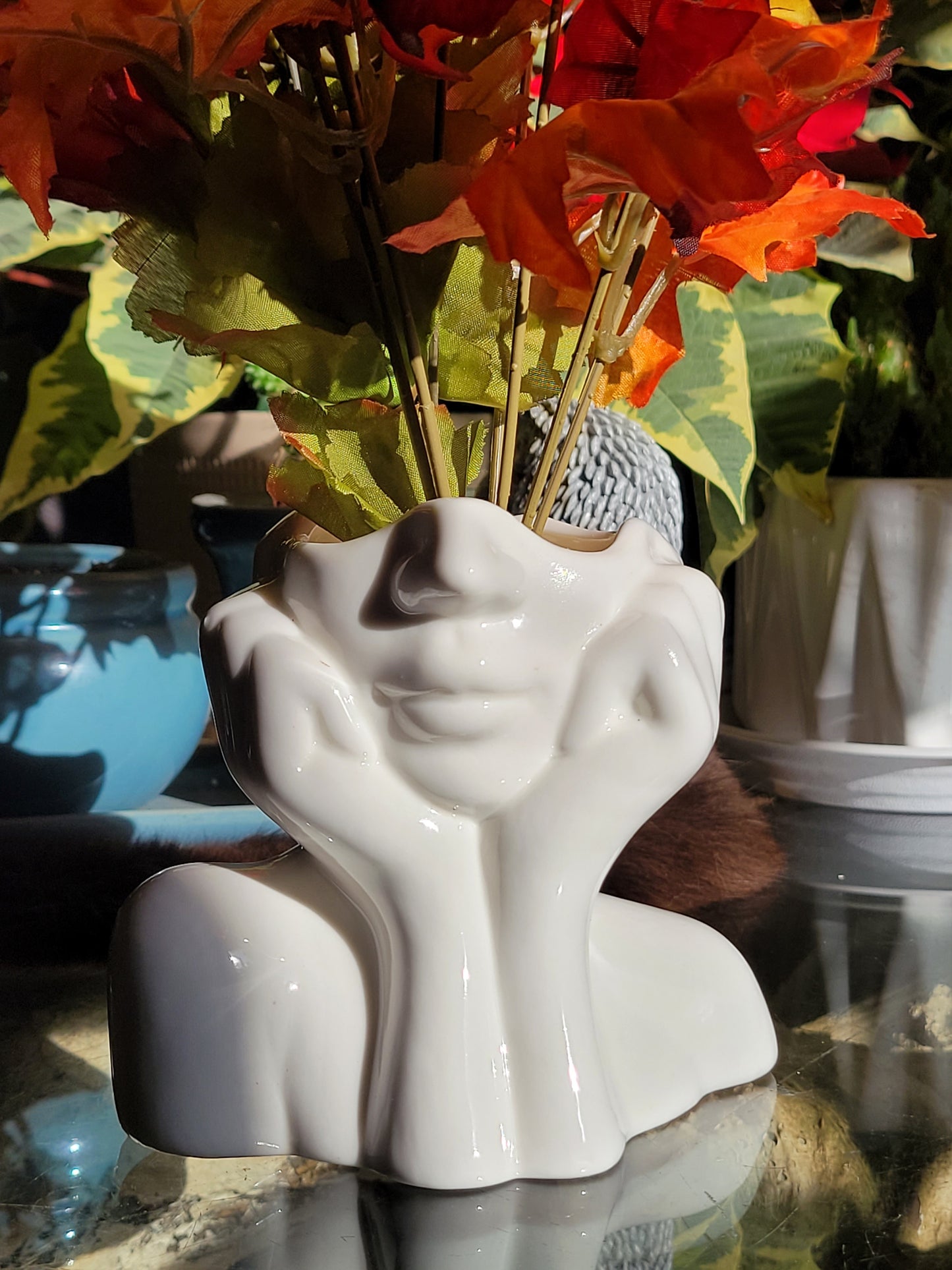 Ceramic Bust Vase