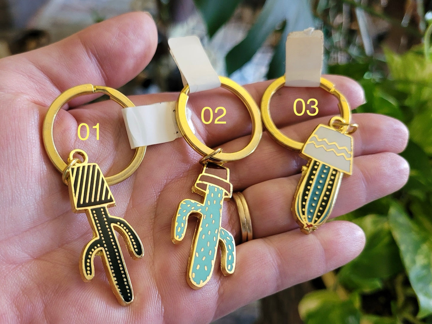 Cactus Keychain